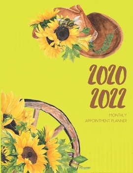 2020-2022 Three 3 Year Planner Sunflowers Monthly Calendar Gratitude Agenda Schedule Organizer: 36 Months Calendar; Appointment Diary Journal With ... Notes, Julian Dates & Inspirational Quotes