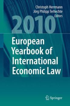 Paperback European Yearbook of International Economic Law 2010 Book