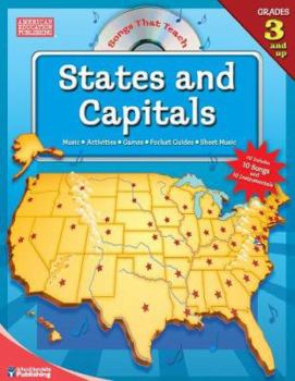 Paperback Songs That Teach States and Capitals: [With CD] Book