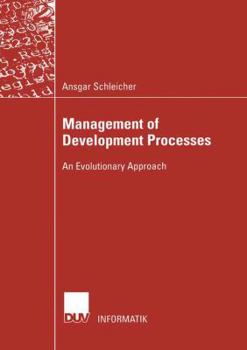 Paperback Management of Development Processes: An Evolutionary Approach [German] Book