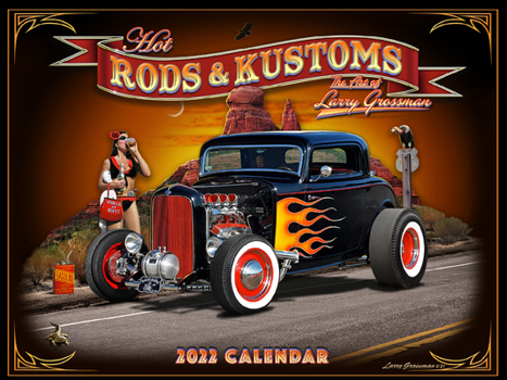 Calendar Cal 2022- Hot Rods & Kustoms Book