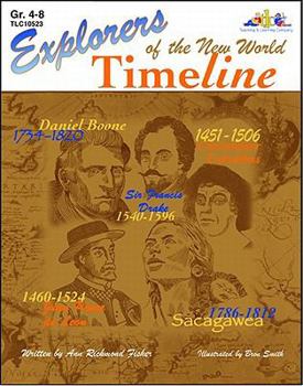 Paperback Explorers of the New World Time Line Book