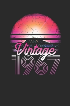 Paperback Vintage 1967: Blank Lined Notebook (6" x 9" - 120 pages) Birthday Themed Notebook for Daily Journal, Diary, and Gift Book