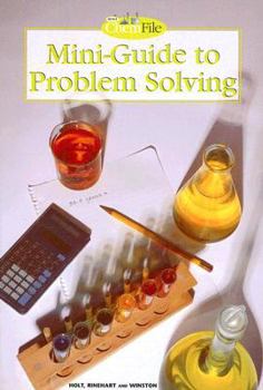 Paperback Holt Chemistry File: Mini-Guide to Problem Solving Book