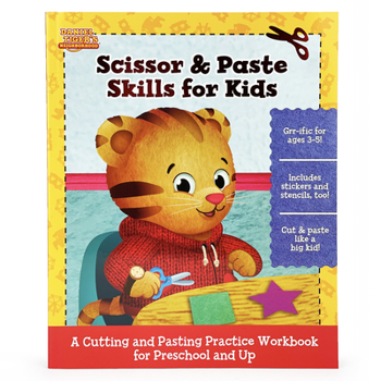 Paperback Daniel Tiger Scissor & Paste Skills for Kids Book