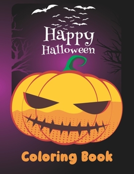 Paperback Happy Halloween Coloring Book: Activity Book