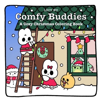 Paperback Comfy Buddies: A Cozy Christmas Coloring Book