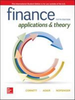 Paperback Finance: Applications and Theory Book