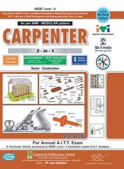 Paperback Carpenter 3-In-1 Th. & Asst./Model (Sol.) (Nsqf - Modular) Book