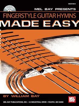 Paperback Fingerstyle Guitar Hymns Made Easy [With CD] Book