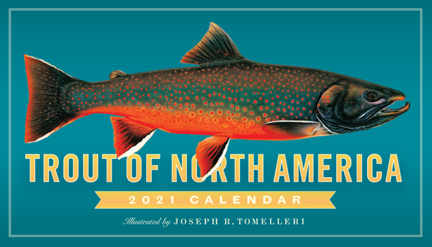 Calendar Trout of North America Wall Calendar 2021 Book