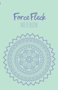 Paperback Force Fleck Notebook- Mint: Dot Grid Notebook 150 Pages Book