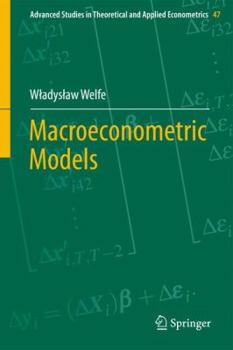 Hardcover Macroeconometric Models Book