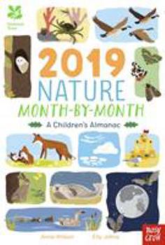 Hardcover National Trust: 2019 Nature Month-By-Month: A Children's Almanac Book