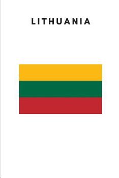 Paperback Lithuania: Country Flag A5 Notebook to write in with 120 pages Book