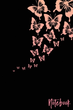 Notebook: Butterfly 110 Blank Lined College Ruled Journal for Women