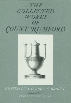 Hardcover The Collected Works of Count Rumford Book