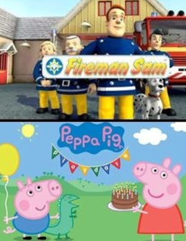 Paperback Fireman sam and piglet pepa Book