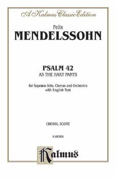 Paperback As the Hart Pants Psalm 42, Kalmus Edition Book
