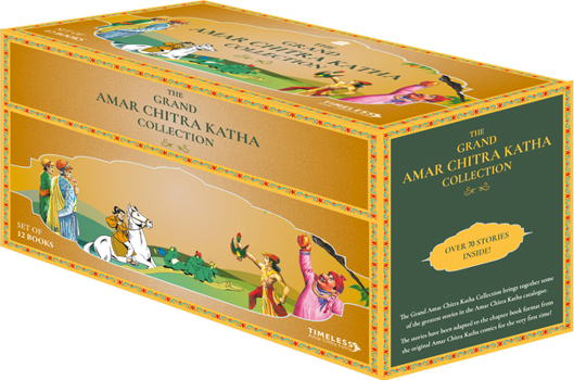 Hardcover The Grand Amar Chitra Katha Collection Boxset of 12 Books Book