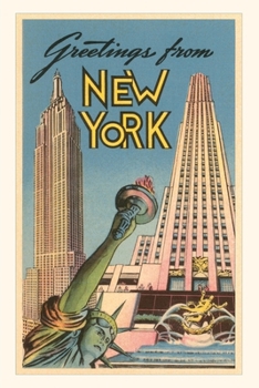 Paperback Vintage Journal Greetings from New York City Book