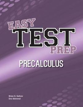 Paperback Easy Test Prep: Precalculus Book