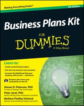 Paperback Business Plans Kit for Dummies [With CDROM] Book