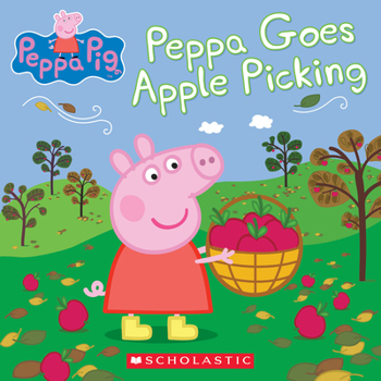 Paperback Peppa Goes Apple Picking Book