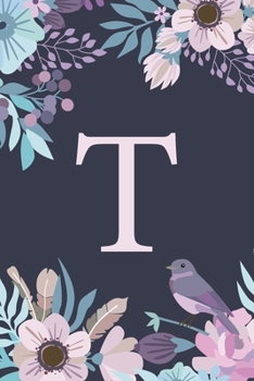 Paperback T: Monogrammed Undated Daily Planner For 100 Days - Includes To Do Lists, Appointments & Times Section, Gratitude And Hea Book