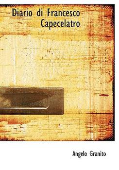 Paperback Diario Di Francesco Capecelatro [Large Print] Book