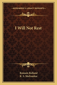 Paperback I Will Not Rest Book