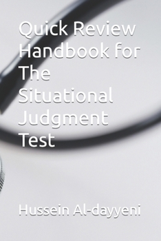 Paperback Quick Review Handbook for The Situational Judgment Test Book