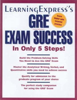 Paperback GRE Test Success in Only 5 Steps Book