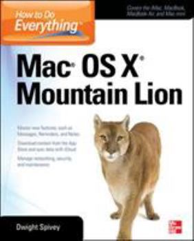 Paperback How to Do Everything Mac, OS X Mountain Lion Book