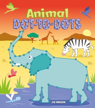 Paperback Animal Dot-To-Dots Book