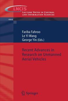 Paperback Recent Advances in Research on Unmanned Aerial Vehicles Book
