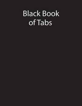 Paperback Black Book of Tabs Book