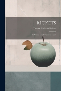 Paperback Rickets: Its Causes and Prevention, a Lect Book