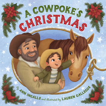 Hardcover A Cowpoke's Christmas Book