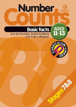 Paperback Number Counts: Basic facts (Stages 7 & 8) Book