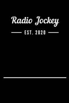 Paperback Radio Jockey EST. 2020: Blank Lined Notebook Journal Book