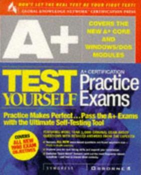 Paperback A+ Certification Test Yourself Practice Exams Book