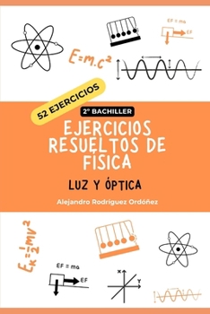 Ejercicios resueltos de física de luz y óptica: 52 ejercicios (Ejercicios resueltos de física de 2º de bachillerato) (Spanish Edition)