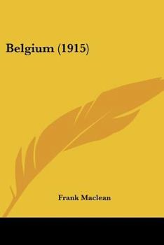 Paperback Belgium (1915) Book
