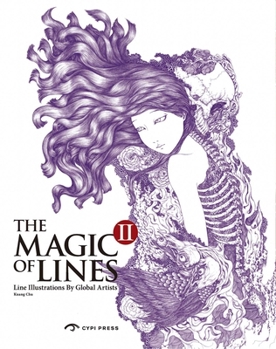 Paperback The Magic of Lines II: Line Illustrations by Global Artists Book