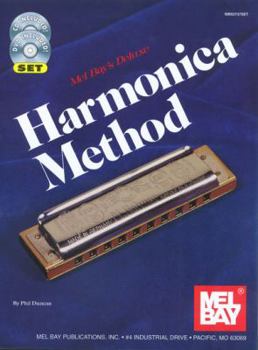 Paperback Deluxe Harmonica Method: A Thorough Study for the Individual or Group [With CD and DVD] Book