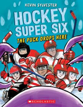 Paperback The Puck Drops Here (Hockey Super Six) Book