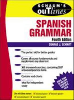 Paperback Schaum's Outline of Spanish Grammar Book