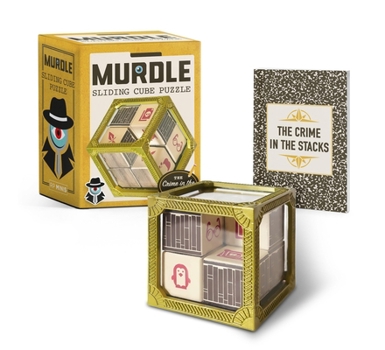 Paperback Murdle Sliding Cube Puzzle: The Crime in the Stacks Book