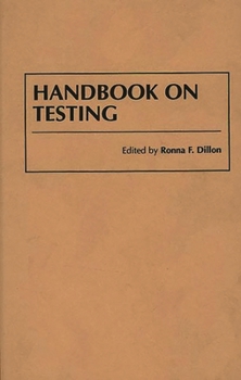 Hardcover Handbook on Testing Book